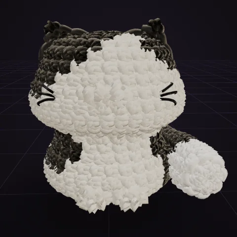 Calico cat black