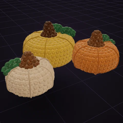 Fall Pumpkins with leaf (Small, Medium, Large size pumpkins)
