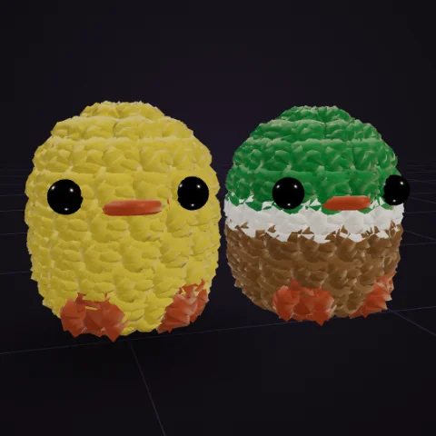 Mini Chick Keychain
